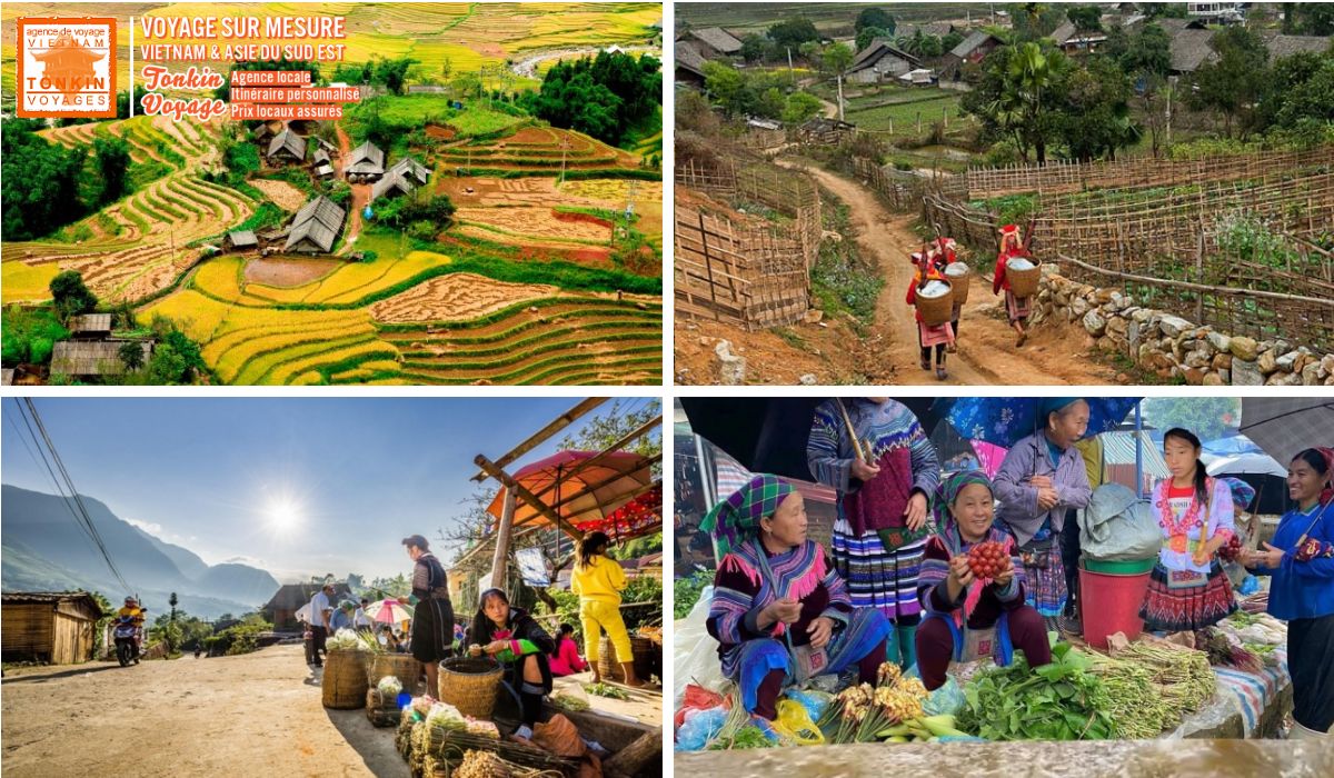 Les plus beaux villages au Vietnam village ethnique Ban Ho au sud Sapa